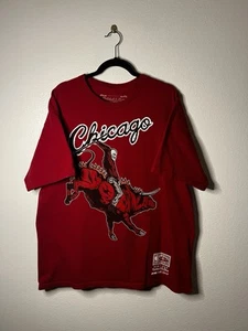 Juice WRLD Chicago Bulls Mitchell & Ness NBA T-Shirt Size XL *RARE* - Picture 1 of 6