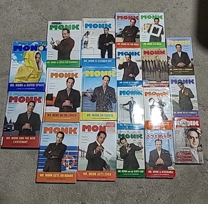 MONK by Lee Goldberg & Hy Conrad lot of 19, Tv Series, Paperback, Hard Cover - Picture 1 of 5