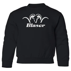 New Graphic Blaser - Great Gift for Hunting Lover Youth Crewneck Sweatshirt - Picture 1 of 2
