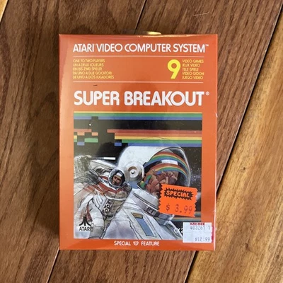 Super Breakout Sealed Atari 2600 - Brand New Box Dented - Image 1 of 2