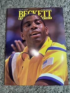 Beckett Basketball Card Monthly August 1991 Magic Johnson Issue # 12 - Picture 1 of 6