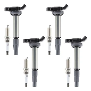 4x Ignition Coil & 4 Denso Iridium Spark Plug For Toyota Corolla Prius UF596 - Picture 1 of 10