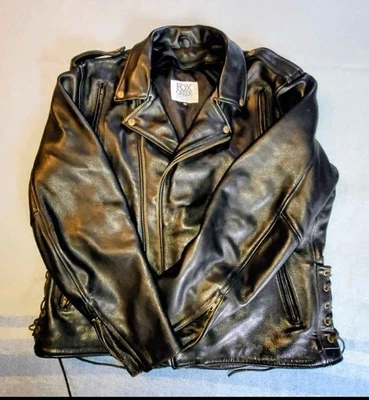 Chaqueta de cuero para motocicleta Fox Creek para hombre talla 50 Foto 1 de 2