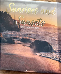 2026 Wall Calendar - Sunrises & Sunset -12 Month-12 x 12 Inches Brand New SEALED - Picture 1 of 2