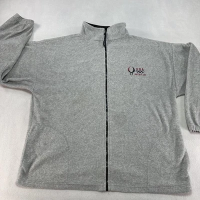 Chaqueta Team USA Para Hombre XL Gris Cremallera Completa Vellón Beijing 2008 Juegos Olímpicos Bordada Foto 1 de 4