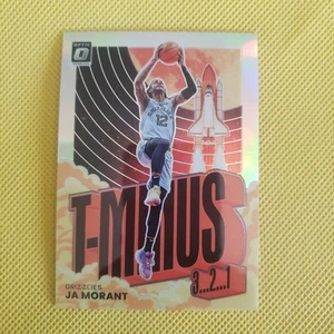2021-22 Panini Donruss Optic Ja Morant T-Minus Holo Prizm Card - Picture 1 of 6
