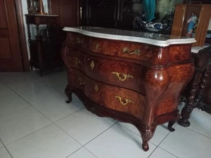 Cómoda abombada, mármol Italiano . 3 Cajones. 100 Kg..Envío Consultar... - Imagen 1 de 18