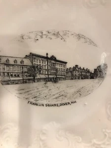 DOVER NH FRANKLIN SQUARE Souvenir China Teller Wien Austria für JJ Arnot - Bild 1 von 5