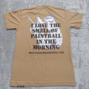 Hollywood Sports Paintball Combat Giant Tactical T Shirt Small Brown - Bild 1 von 9