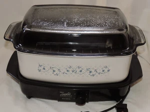 Vintage West Bend Model 84624 4 Quart Slo Cooker with Glass Lid & Roast Rack - Picture 1 of 9