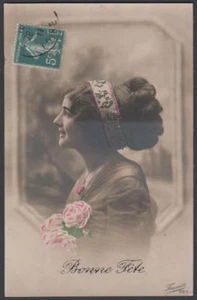 cartolina d'epoca-post card-BUONE FESTE 1911 - Imagen 1 de 1