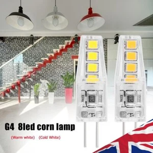 Highlight G4 SMD2835 8 LED 180LM Chandelier Light Bulb Household 220V Corn Lamp - Picture 1 of 14