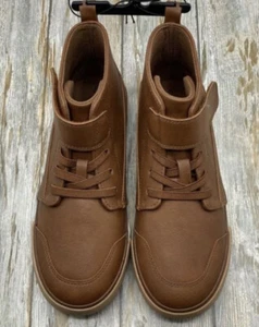 Wonder Nation Toddler Boys' Casual High Top Brown Sneaker Shoes Size 6 New! - Picture 1 of 4