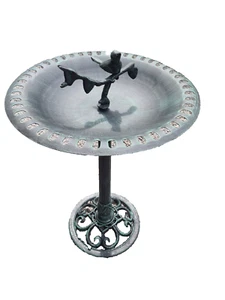 Bañera De Aves De Fundición De Aluminio / Comedero Para Aves - Imagen 1 de 5