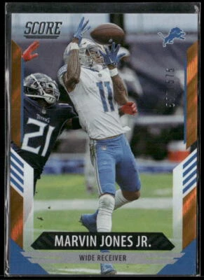 2021 Score #135 Marvin Jones Jr. Lava 557/575 - Image 1 of 2