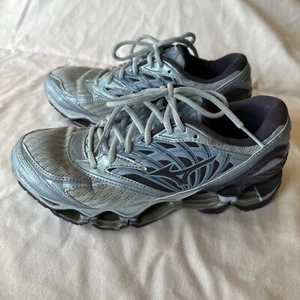 Mizuno Wave Prophecy 8 Womens Size 10 Shoes Light Blue Running Walking Athletic - Picture 1 of 12