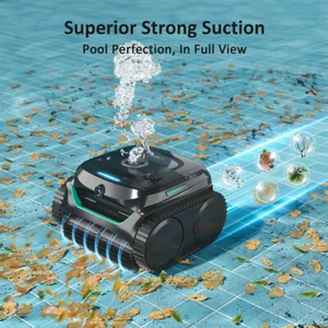 WYBOT Robot Aspirapolvere Piscina a Batteria + Telecamera AI,8 in 1 Pulizia Master per 180m² - Foto 1 di 24