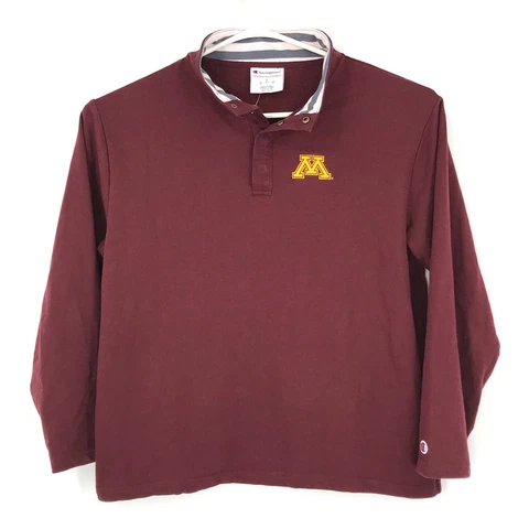 Minnesota Golden Gophers Mens Sweatshirt Large Maroon Red NCAA Football Champion Cover