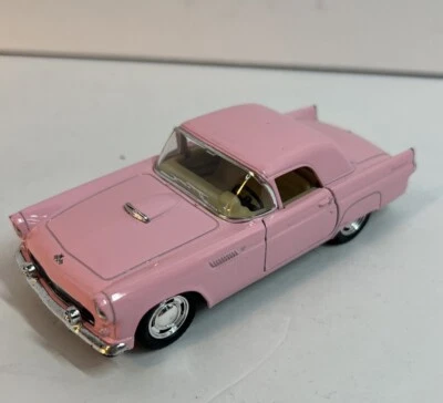 Ford Thunderbird 1955 Kinsmart rosa escala 1/36 diecast Foto 1 de 4