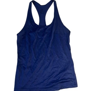 Nike Dri Fit Womens M Blue Halter Tank Top Gym Running Jogging Sleeveless - Picture 1 of 6