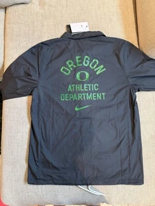 Nike Oregon Ducks Team Issue Repel Coaches Jacket Size Small Black FJ8931-010 - Picture 1 of 5