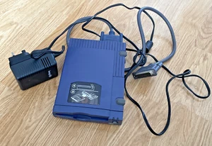VINTAGE IOMEGA EXTERNAL ZIP 100 DRIVE WITH IOMEGA POWER ADAPTER & CABLE - Picture 1 of 14