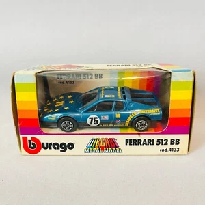 Burago Ferrari 512 BB No. 4133 in Original Box, 1:43 Scale, Vintage NICE! - Picture 1 of 7