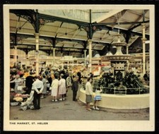 Tobacco Card, Ching, AROUND ABOUT IN JERSEY, 2nd, 1964, Market St Helier, #4
