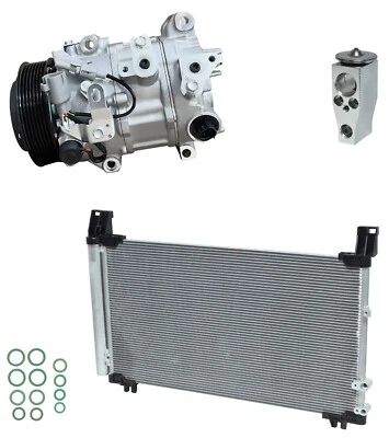 Kit de compressor CA RYC novo em folha com condensador EF83B-N compatível com Lexus IS300 2.0L 2020 - Imagem 1 de 4