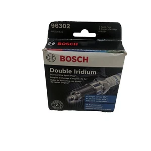 3 Pack BOSCH Double Iridium Spark Plug 96302•HR8MII33V Open Box - Picture 1 of 16