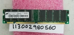 256MB SDRAM SDR SD PC133 133MHZ 133 168PIN NON-ECC PC DESKTOP 16x8 16CHIPS - Picture 1 of 1