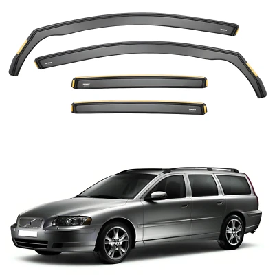 ISPEED Wind Deflectors for Volvo V70/XC70 MK2 2000-2007 5-Door Estate 4pc Set - Image 1 of 4