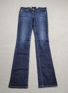Pantalones de mezclilla Adriano Goldschmied Ballad para mujer 27 ajustados tiro bajo bordado - Imagen 1 de 12