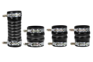 HPS Black Silicone Intercooler Hose Boots Kit for Dodge 07-10 Ram Pickup 6.7L - Bild 1 von 3
