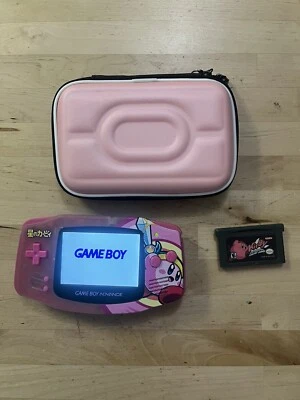 Kirby Pink Gameboy Advance Backlit IPS Screen GBA Nintendo Cartridge Carry Pouch - Image 1 of 4