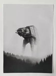 Star Wars At-At Walker Canvas Poster Print Approx 30cm x 42cm *NEW* - No Frame - Picture 1 of 7