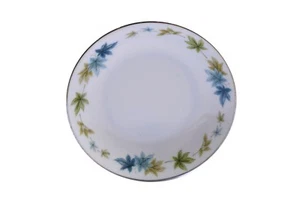 Four Seasons Fine China Japan Blue Green Leaves Fruit Sauce Bowl - Picture 1 of 3