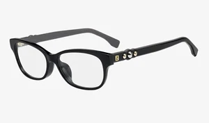 Nuevo marco de gafas para mujer Fendi - FF 0281/F 807 - negro brillante (52-15-145) - Imagen 1 de 3