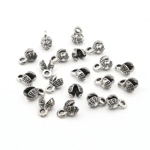Accesorios de cierre de nodo pequeño Tíbet plata 20 piezas para hacer Tasbih 912025 - Imagen 1 de 4