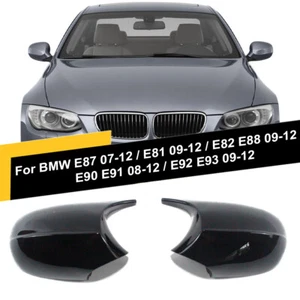 Carbon Fiber Mirror Covers Cap For BMW E90 E91 LCI 328i 323i 335i 2009-2011 - Picture 1 of 10