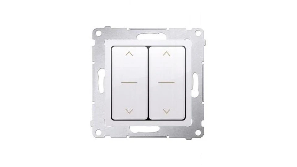 KONTAKT-SIMON Simon 54 Łącznik żaluzjowy podwójny (moduł) biały 250V