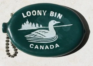 Loony Bin Kanada Vinyl Münzhalter Schlüsselanhänger mit Ente grüne Farbe Vinyl COOL -- - Bild 1 von 1