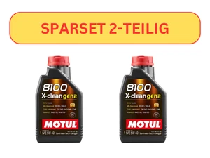 MOTUL 8100 X-clean gen2 5W-40 Motoröl 2L Set (2x1L) - Bild 1 von 1