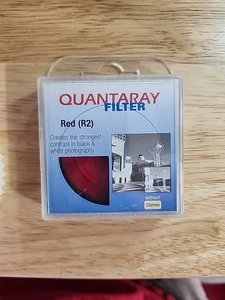 Vintage Quantaray Red R2 55mm Screw On Camera Filter (241661842) - Picture 1 of 1