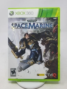 Warhammer 40,000: Space Marine Microsoft Xbox 360 Game & Box, No Manual - Tested - Picture 1 of 7