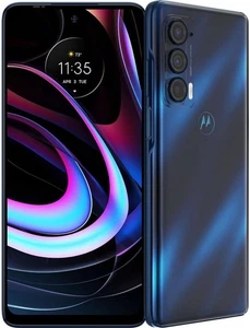 Motorola Moto Edge 2021 5G Fully Unlocked 6.8in Nebula Blue 256GB - Excellent - Photo 1 sur 6