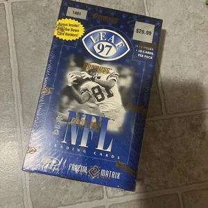 1997 97 Donruss Leaf Football Factory Sealed NFL Brand New - 24 Packs - Picture 1 of 7