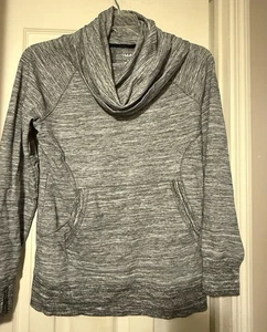 Mujer LL Bean Talla Mediana M Capucha Cuello Sudadera Pulgar Manga Larga Camisa - Imagen 1 de 4