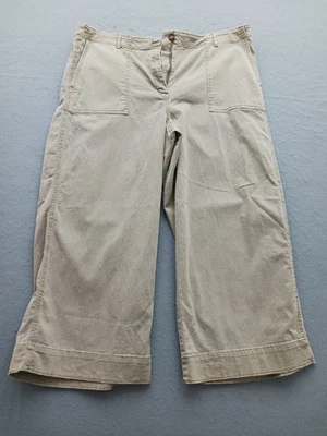 Pantalones de mujer J.Jill 18 beige algodón elástico Foto 1 de 4