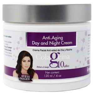 Colageina 10 Anti Aging Cream Day And Night Skin Care Smooth Clear 4 oz 3 Pack - Picture 1 of 5